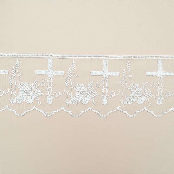 Tule Bordado Litúrgica CH-4913 (12,0cm - 12,80m)