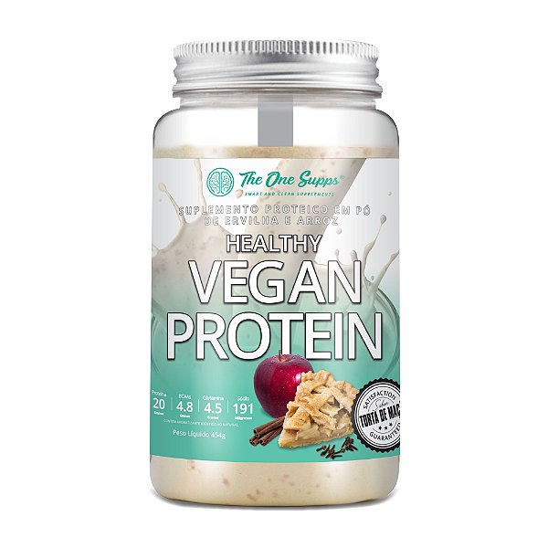 Healthy Vegan Protein 454g Torta de Maçã