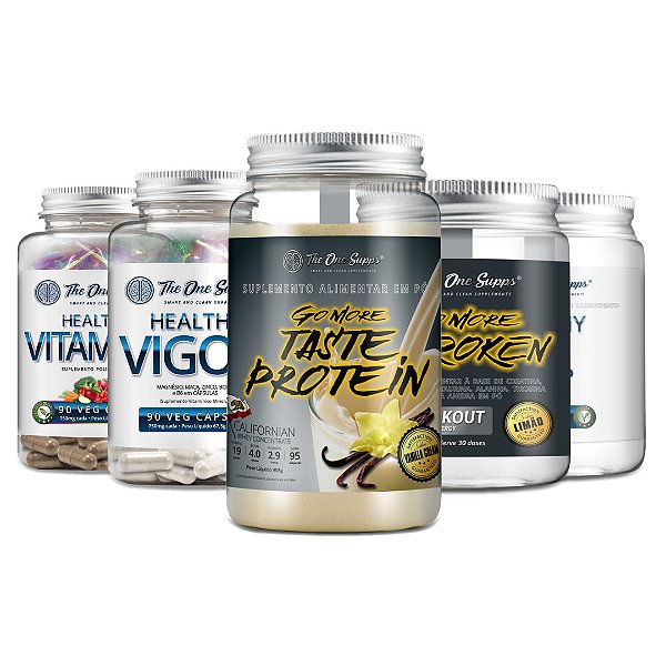 Kit Homem Forte - 5 produtos para aumentar Massa Muscular, Força, Libido e Resistência - 25% de Desconto