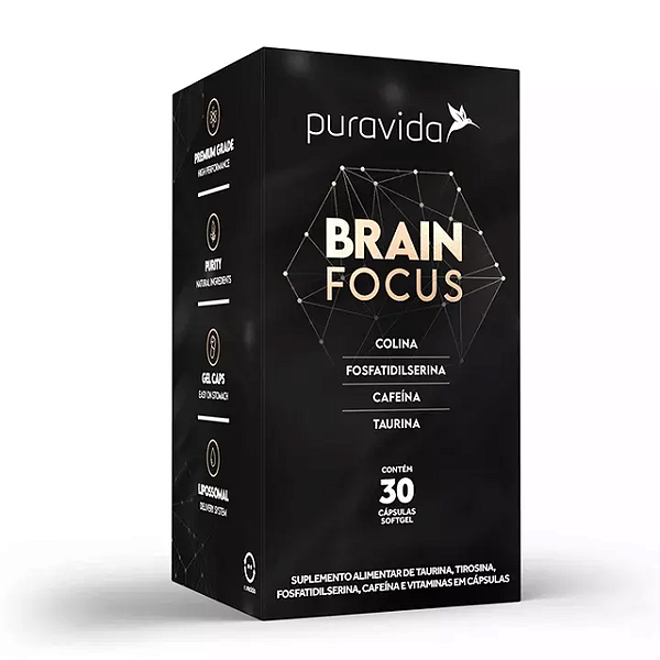 Brain Focus 30 Cáps softgel - Pura Vida