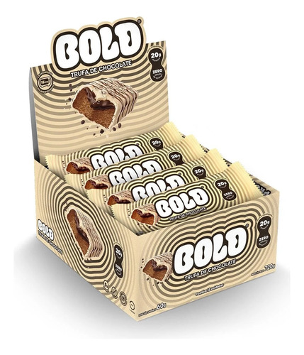 BOLD Bar - Sabor Trufa de Chocolate (12 Barras) - Bold Snacks