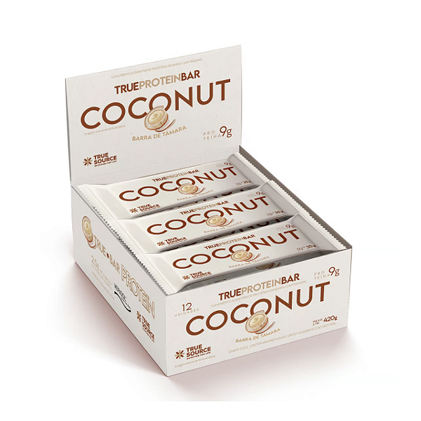 True Protein Tâmara-Bar Coconut Display c/ 12 unids - True Source