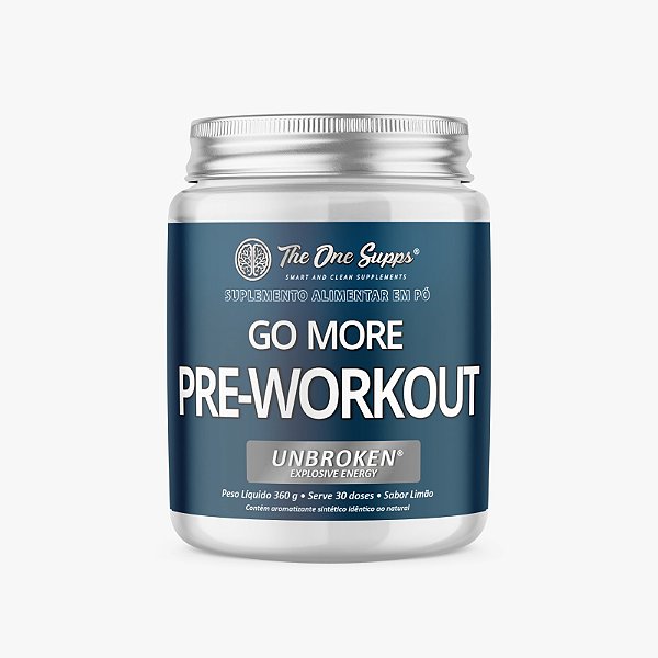 Go More Unbroken® 360g - Pré Treino - The One Supps
