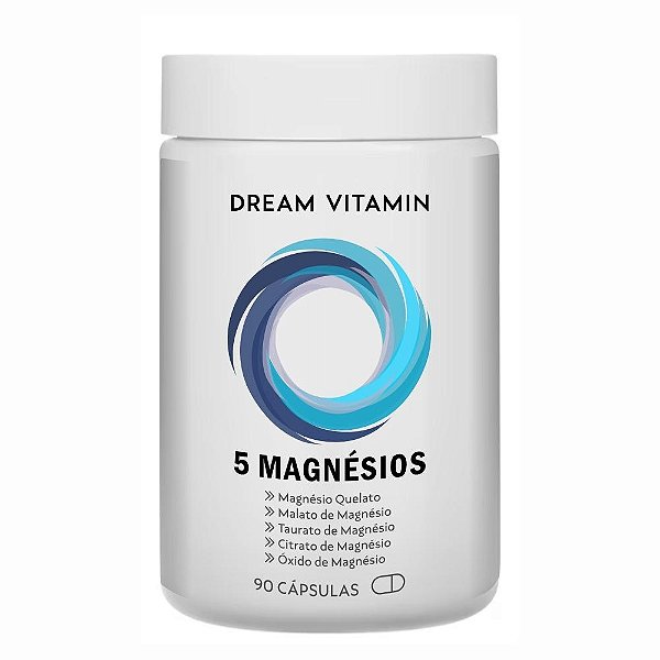 5 Magnésios 60 caps - Dream Vitamin