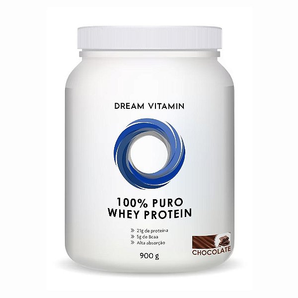 100% Whey Protein 900g Chocolate - Dream Vitamin