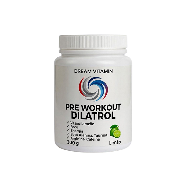 Pre Workout DILATROL 300g Limão - Dream Vitamin