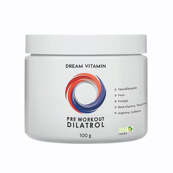 Pre Workout DILATROL 100g Limão - Dream Vitamin