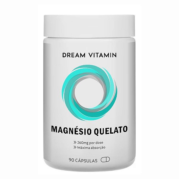 Magnésio Quelato 90 caps - Dream Vitamin