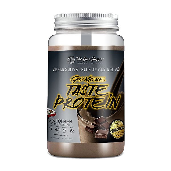 Go More Taste Protein® 908g Chocolate Cream - Whey Protein Concentrado - WPC