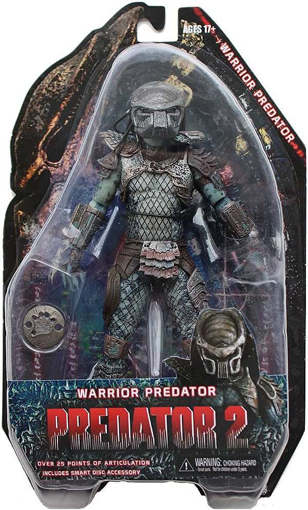Action Figure Predator Warrior Predator 2 18cm Articulado