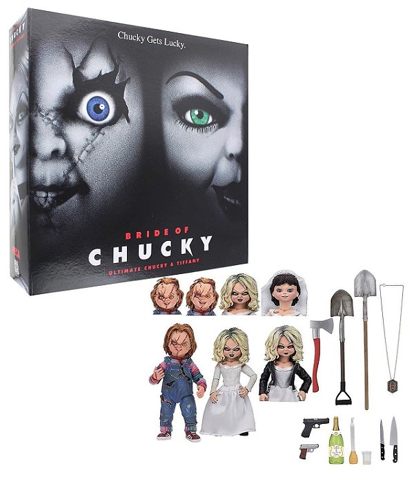 Action Figure Ultimate Chucky e Tiffany A Noiva de Chucky