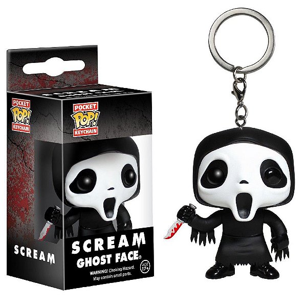 Chaveiro Pocket Pop Scream Pânico Ghostface Terror