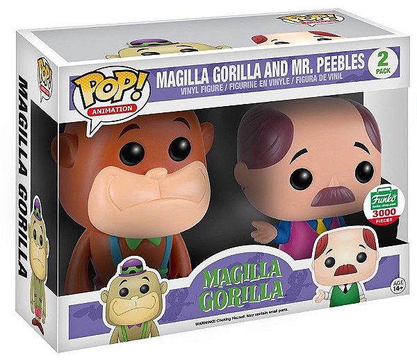 Funko Pop Hanna Barbera Magilla Gorilla And Mr Peebles Pack Exclusivo Funkoshop