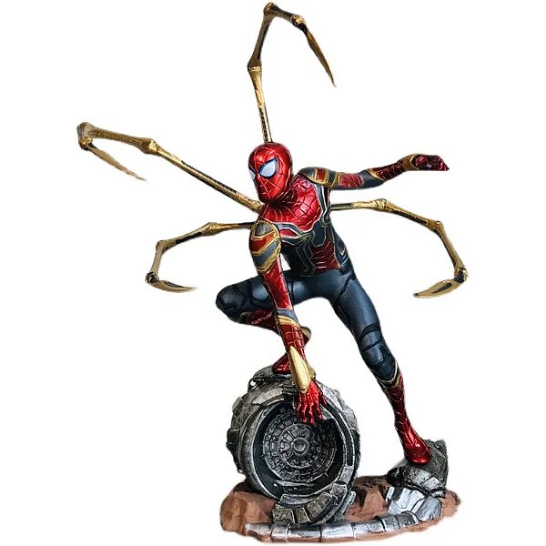Action Figure Iron Spider Homem Aranha Vingadores Marvel 24cm