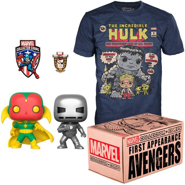 Funko Box Marvel Collector Corps First Appearance Avengers