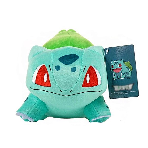 Pelucia Pokémon Bulbasaur Bulbassauro Anime 16cm