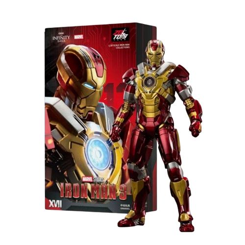 Action Figure Homem De Ferro Iron Man 3 Mark 17 Marvel 18cm