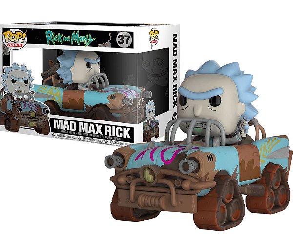 Funko Pop Rides Rick and Morty Mad Max Rick Exclusivo #37