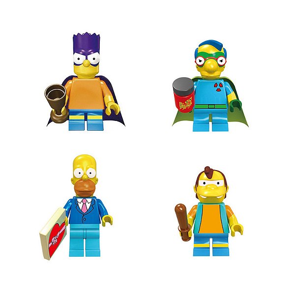 Boneco The Simpsons Blocos de Montar