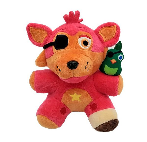 Pelúcia FNAF Foxy Pirata 25cm – Five Nights at Freddy’s