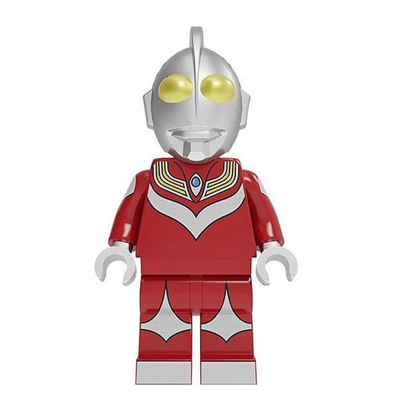 BONECO ULTRAMAN BLOCO DE MONTAR