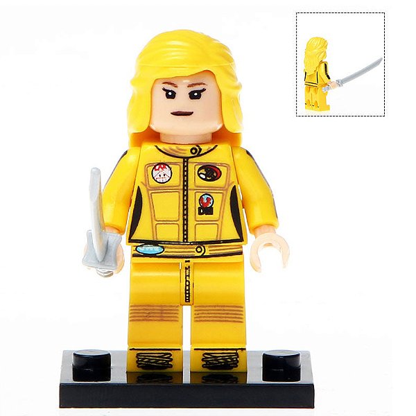 BONECA KILL BILL THE BRIDE PULP FICTION BLOCO DE MONTAR