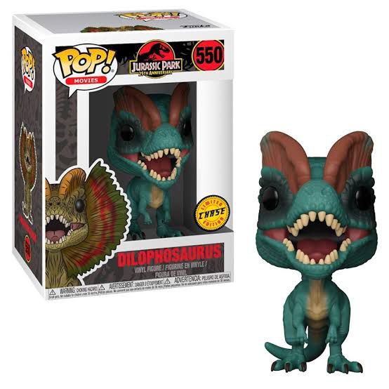 Funko Pop Jurassic Park Dilophosaurus Chase #550