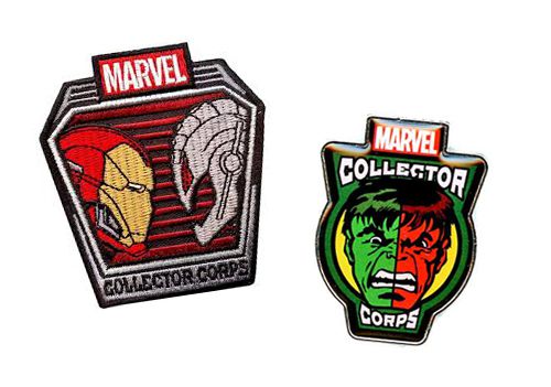 Funko Pin + Patch Superhero Showdowns Marvel Collectors Corps