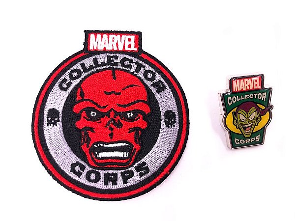 Funko Pin e Patch Villains Marvel Collector Corps