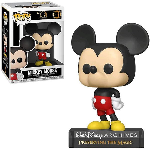 Funko Pop Disney Archives 50th Mickey Mouse #801