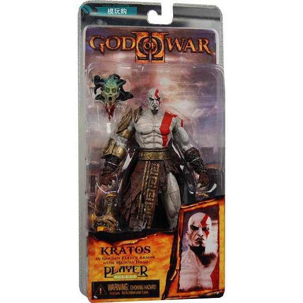 Action Figure God of War Kratos Medusa Head