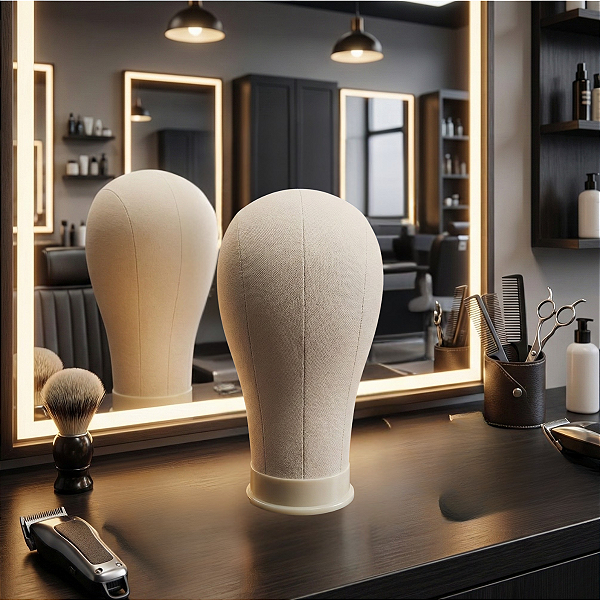 Manequim De Pano Suporte E Confecções De Prótese Capilar & Perucas Branco