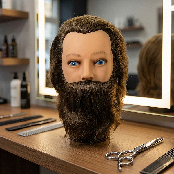 Manequim Masculino Com Barba Sem Suporte