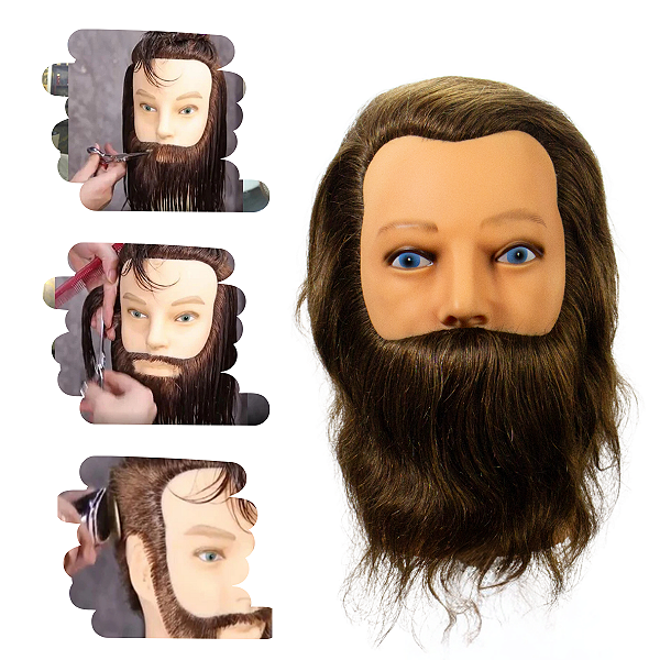 Manequim Masculino Com Barba Sem Suporte