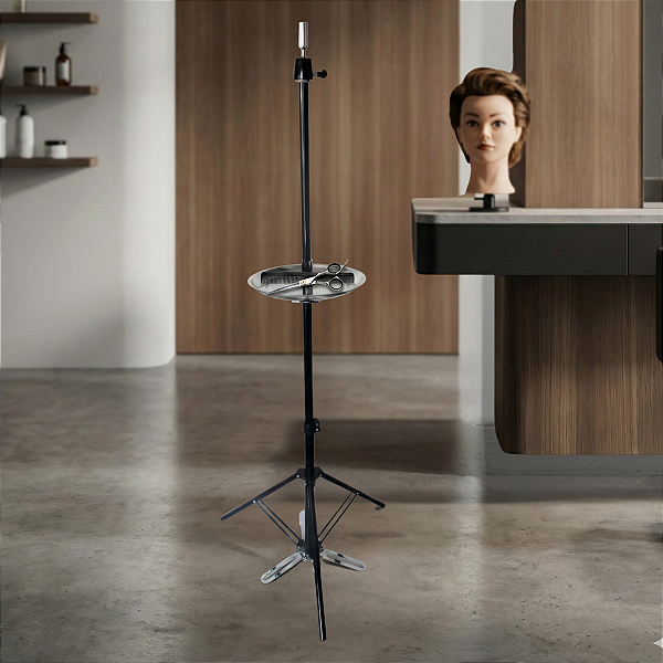 Tripé para Manequim em Ferro com Bandeja