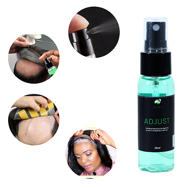 Removedor Adjust BHS 30ml Spray Para Prótese Capilar
