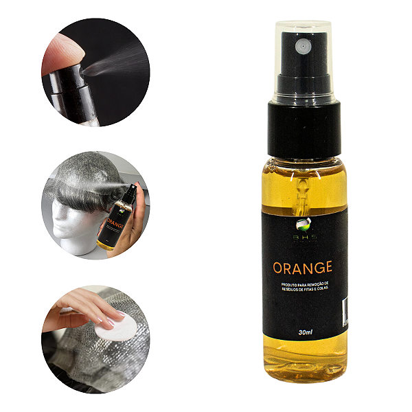 Removedor Orange BHS 30ml Spray Para Prótese Capilar