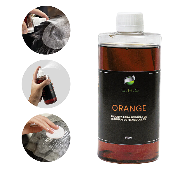 Removedor Orange BHS 500ml Spray Para Prótese Capilar