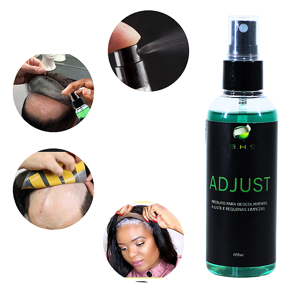 Removedor Adjust BHS 100ml Spray Para Prótese Capilar