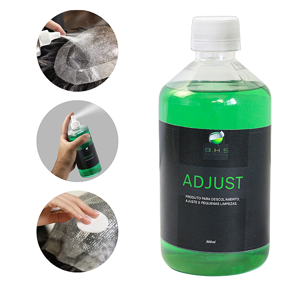Removedor Adjust BHS 500ml Spray Para Prótese Capilar