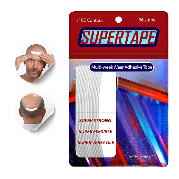 Fita Adesiva Super Tape CC 36 Unidades x 2,5 cm Prótese Capilar
