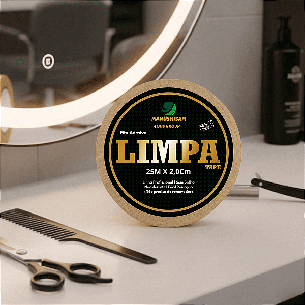 Fita Adesiva Dupla Face 25m x 2,0cm Limpa Tape Para Próteses E Perucas