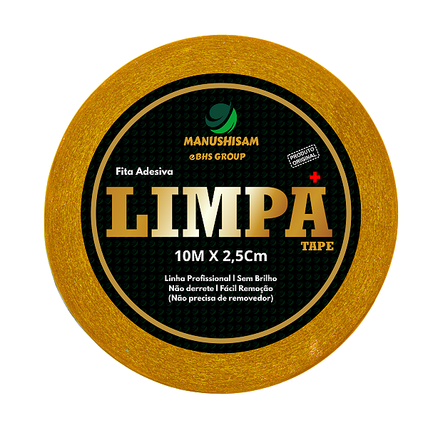 Fita Adesiva Limpa Tape 10m x 2,5cm Para Perucas E Próteses Capilares
