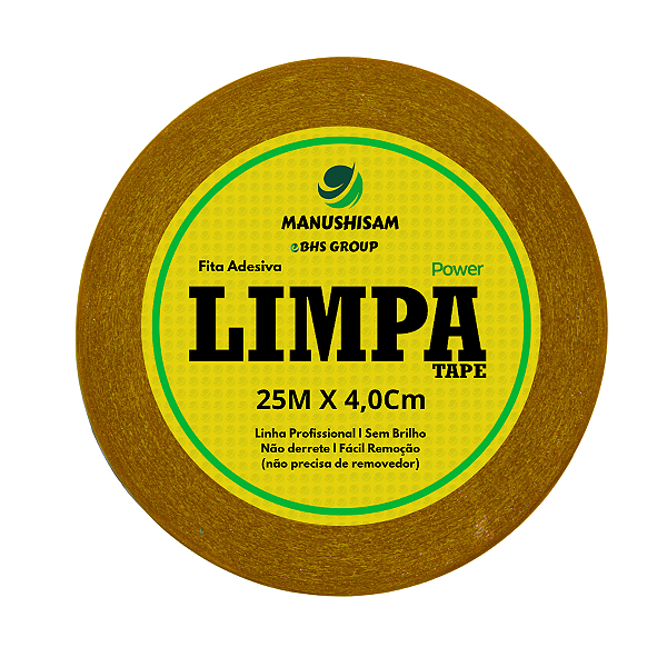 Fita Adesiva Capilar 25m x 4,0cm Para Próteses E Perucas Limpa Tape Não Derrete