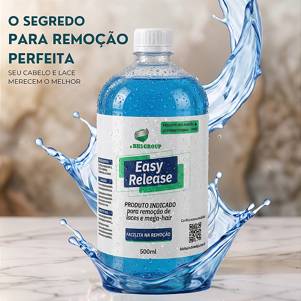 Removedor Easy Release BHS 500ml Para Prótese Capilar