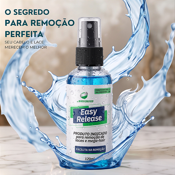 Removedor Easy Release BHS 120ml Spray Para Prótese Capilar