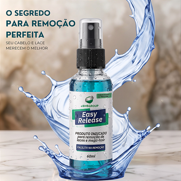 Removedor Easy Release BHS 60ml Spray Para Prótese Capilar