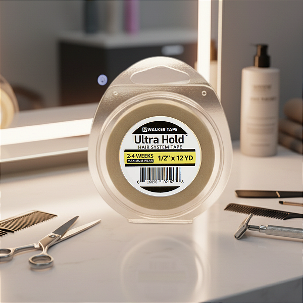 Fita Adesiva Ultra Hold 12 yards x 1,3 cm Para Prótese Capilar l Walker Tape