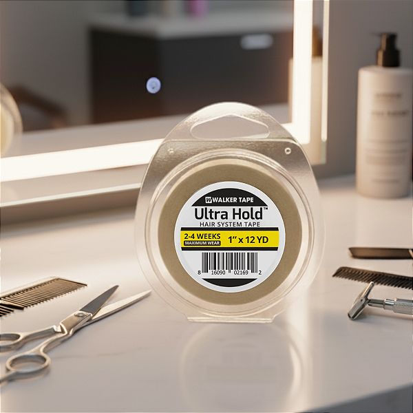 Fita Adesiva Ultra Hold 12 yards x 2,5 cm Para Prótese Capilar l Walker Tape