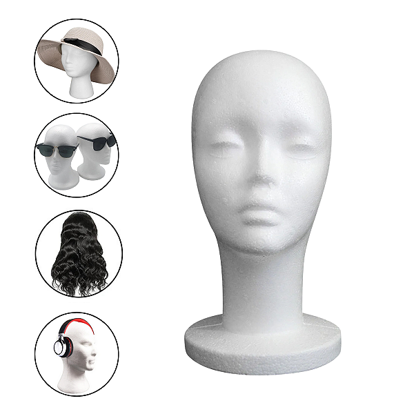 Cabeça de Isopor Feminino para Treino
